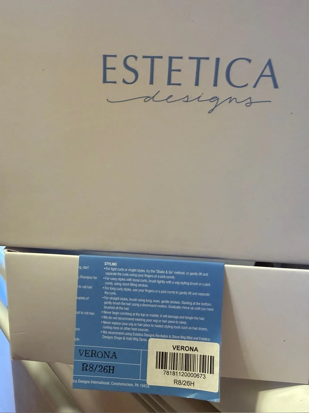 Esthetica Wig Verona Sunlit Blonde